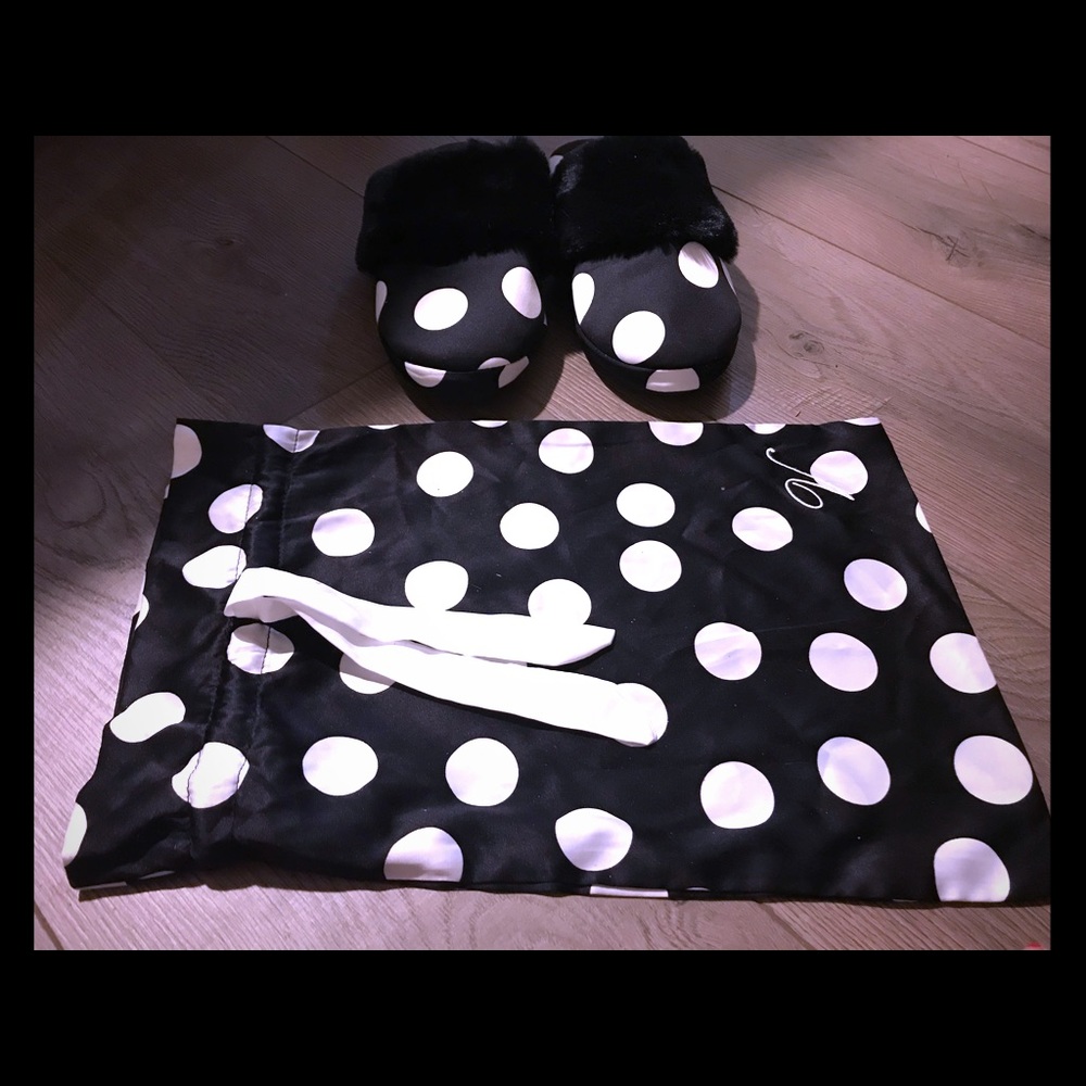 Victoria secret black slippers